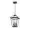 Z-Lite Talbot 3 Light Outdoor Chain Mount Ceiling Fixture, Black & Clear Beveled 579CHB-BK - alternate 4